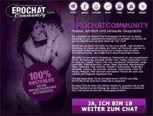 Tablet Screenshot of erochatcommunity.net